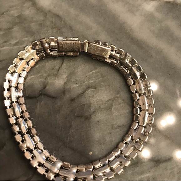 Vanna White Crystal Rhinestone Necklace And Bracelet Set Estate Vintage. - Picture 11 of 11